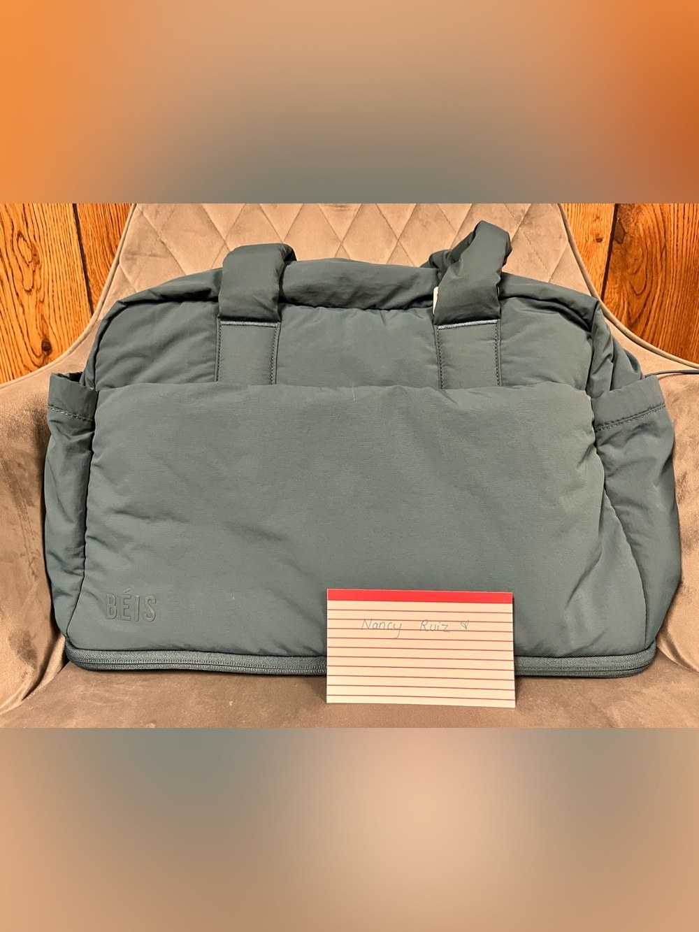 BEIS Teal Air Duffle - Picture 6 of 6